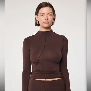 Line by K Zane Top in Chocolate
